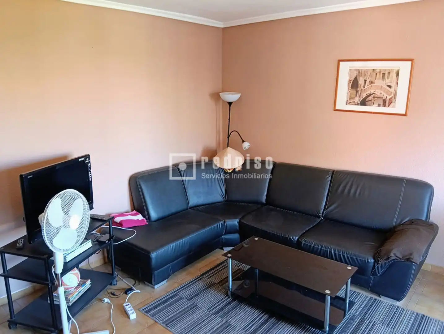 Sala d'estar de Pis de lloguer en Castellón de la Plana / Castelló de la Plana amb Aire condicionat i Terrassa