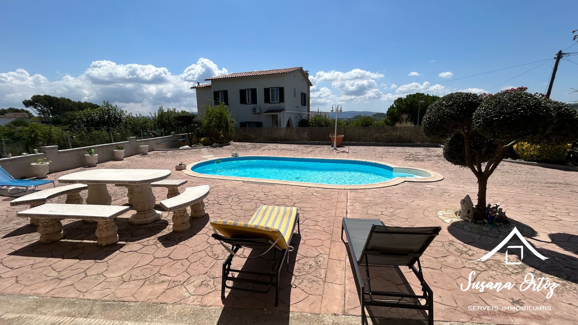 Piscina de Casa o xalet en venda en Masquefa amb Aire condicionat, Calefacció i Jardí privat