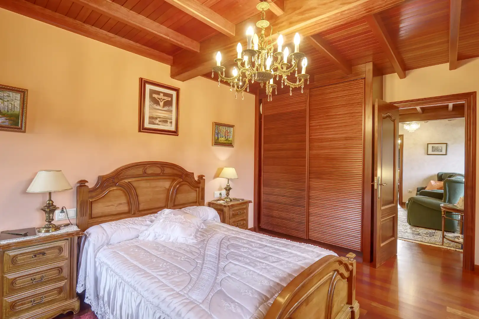 Habitación de Finca rústica en venta en Valdoviño con Calefacción, Jardín privado y Parquet