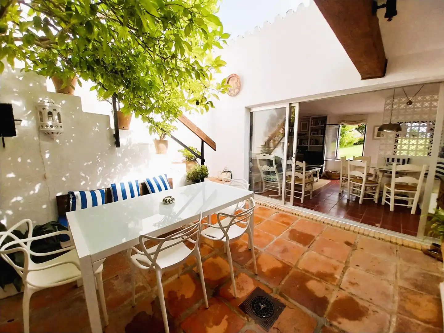 Terrassa de Casa o xalet de lloguer en Mijas amb Jardí privat, Terrassa i Moblat
