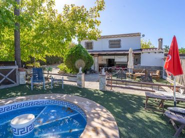Villa mit Pool zur Miete in El Cigarral - Dehesa - Borrajo