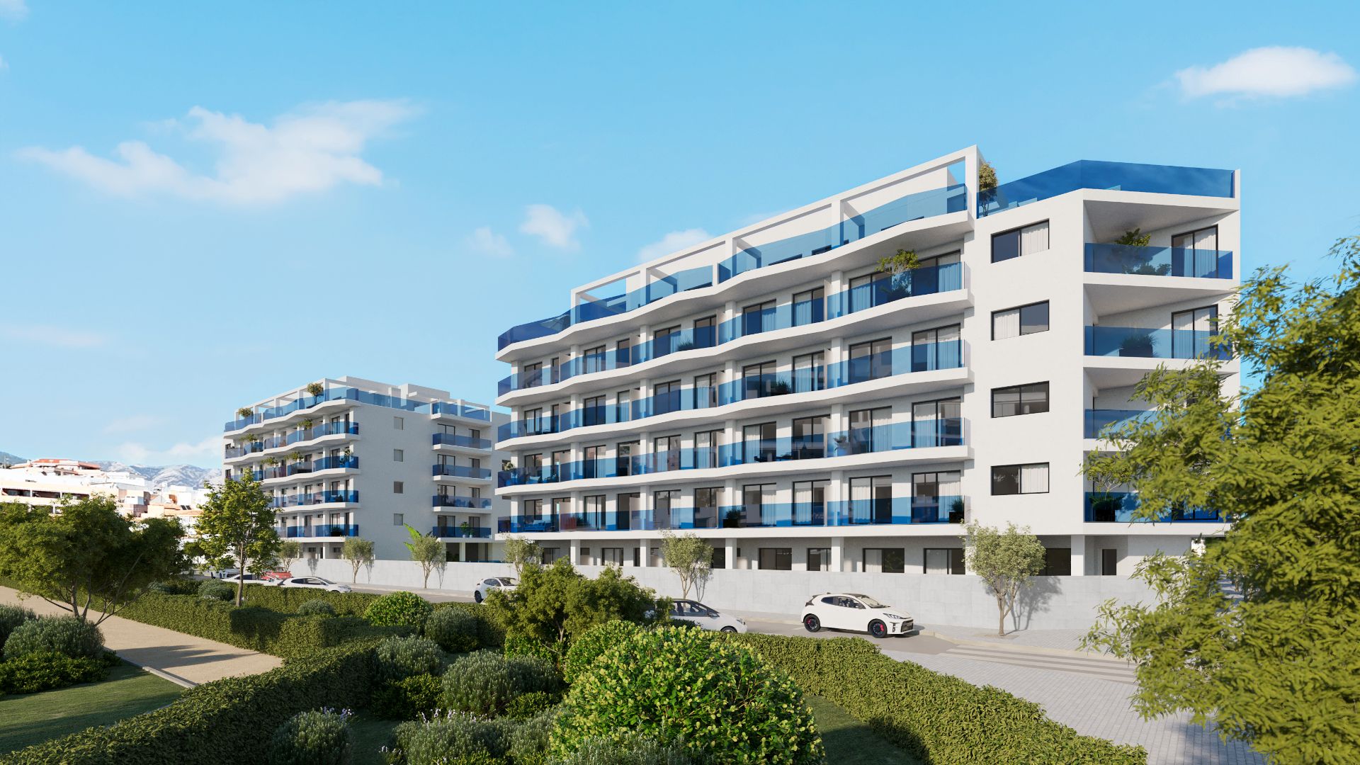 Exterior view of Apartment for sale in Mijas  with Air Conditioner, Heating and Oven
