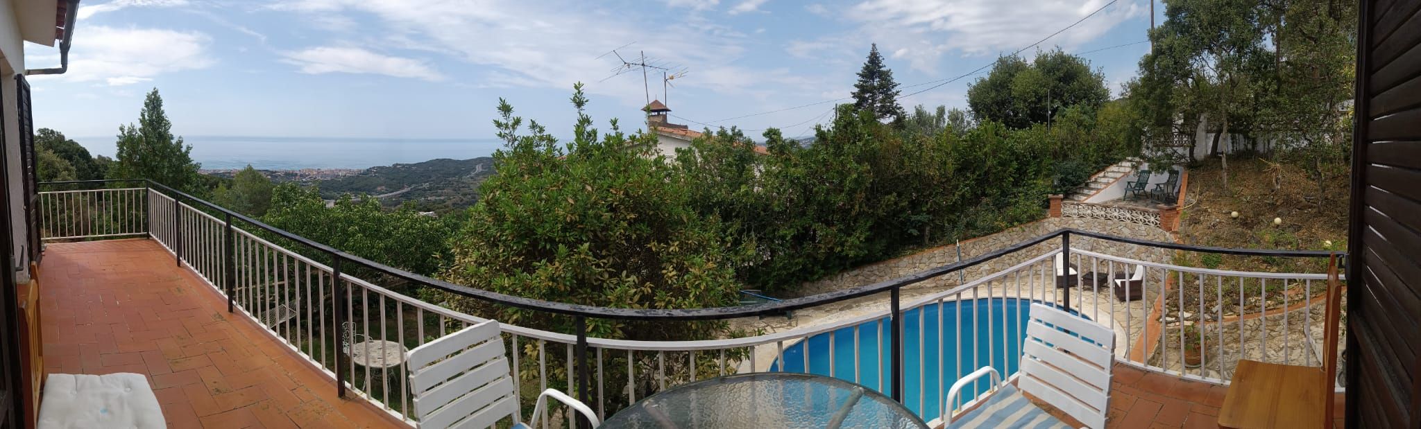 Terrassa de Casa o xalet en venda en Pineda de Mar amb Jardí privat, Traster i Piscina