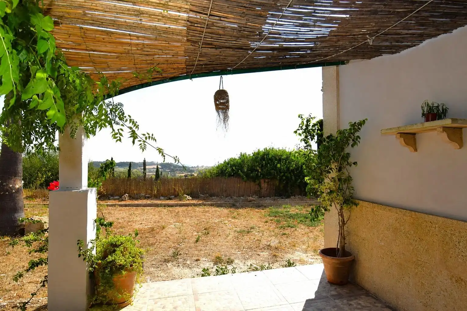 Terrassa de Finca rústica en venda en Lloret de Vistalegre amb Aire condicionat, Jardí privat i Terrassa