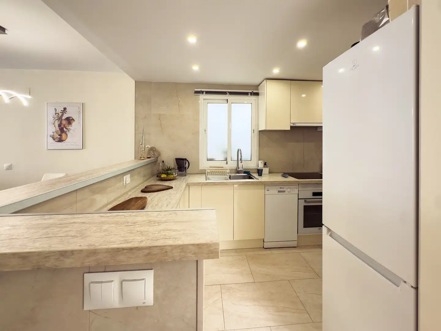 Kitchen of Apartments for sale in Manilva  with Air Conditioner, Terrace and Furnished