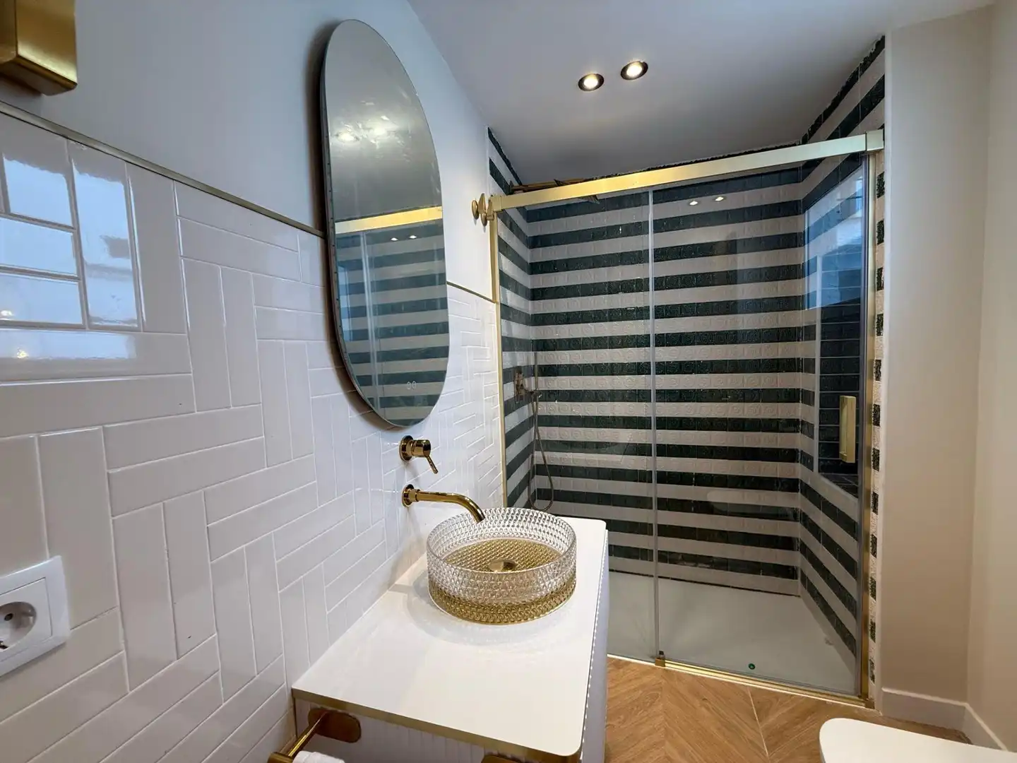 Baño de Apartamento de alquiler en Mérida con Aire acondicionado, Terraza y Amueblado