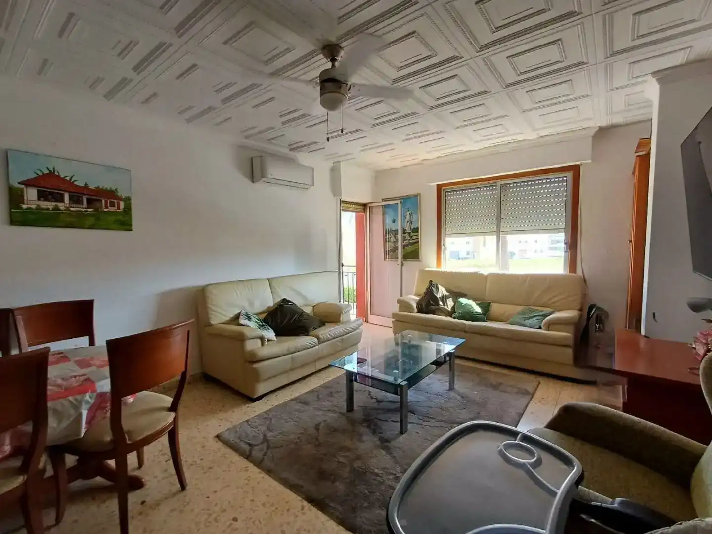 Living room of Flat for sale in Gata de Gorgos  with Air Conditioner, Storage room and Balcony