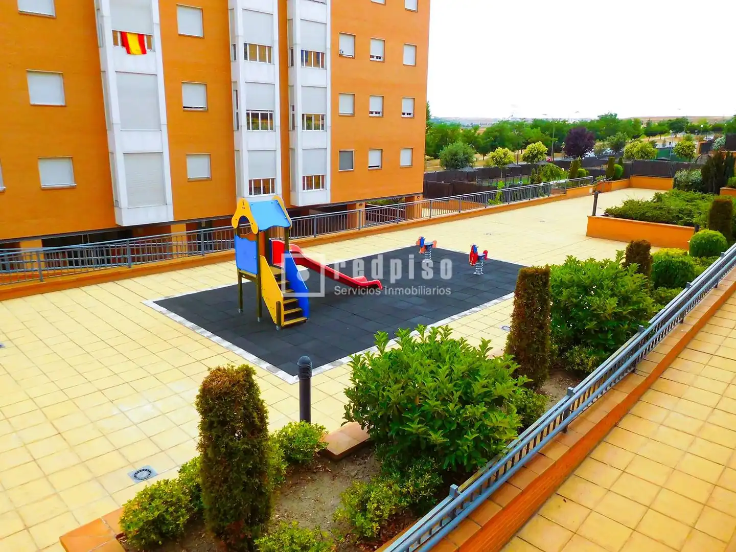 Terrace of Flat for sale in Madrid  with Air Conditioner, Heating and Private garden