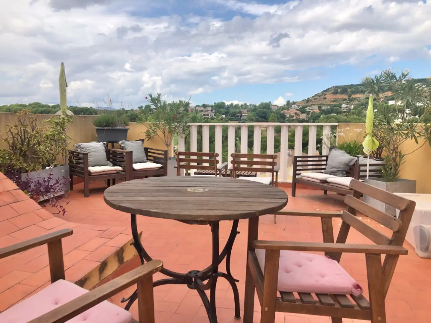 Terraza de Casa adosada en venta en Chiva con Aire acondicionado, Piscina y Balcón