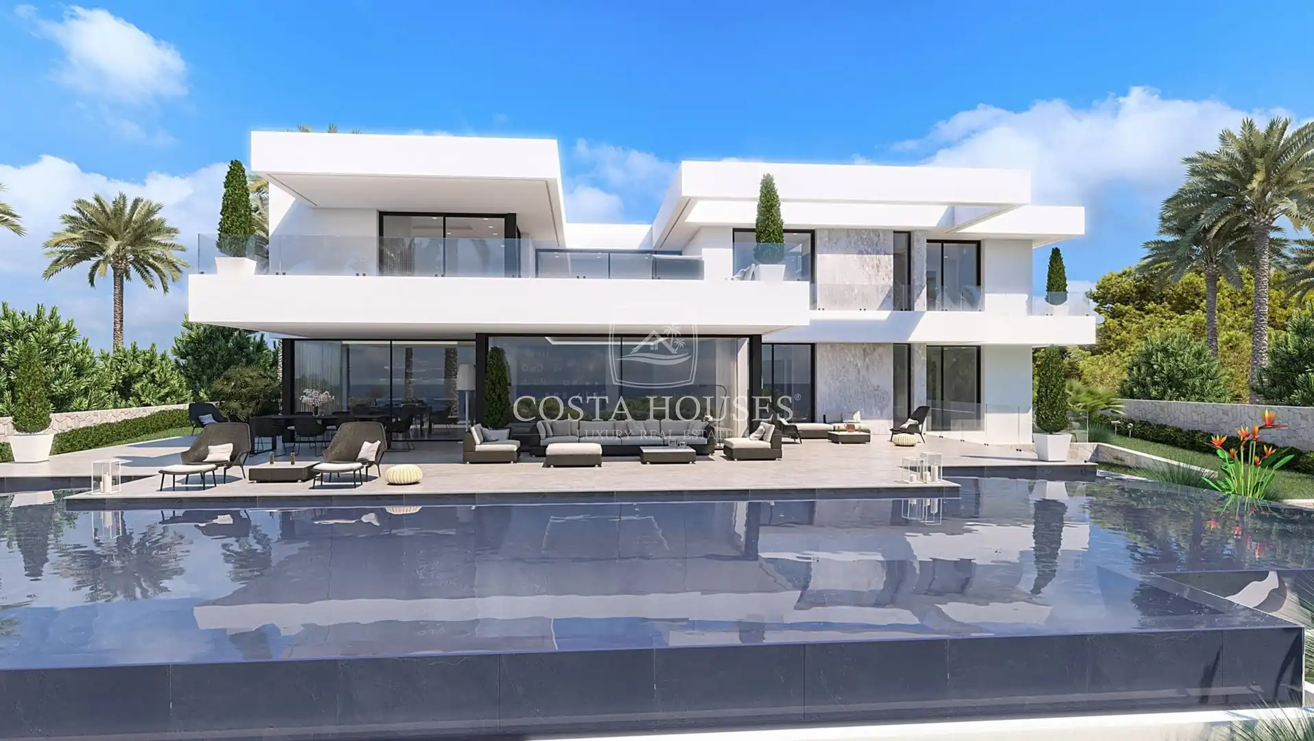 Exterior view of Houses for sale in Dénia  with Air Conditioner, Private garden and Terrace