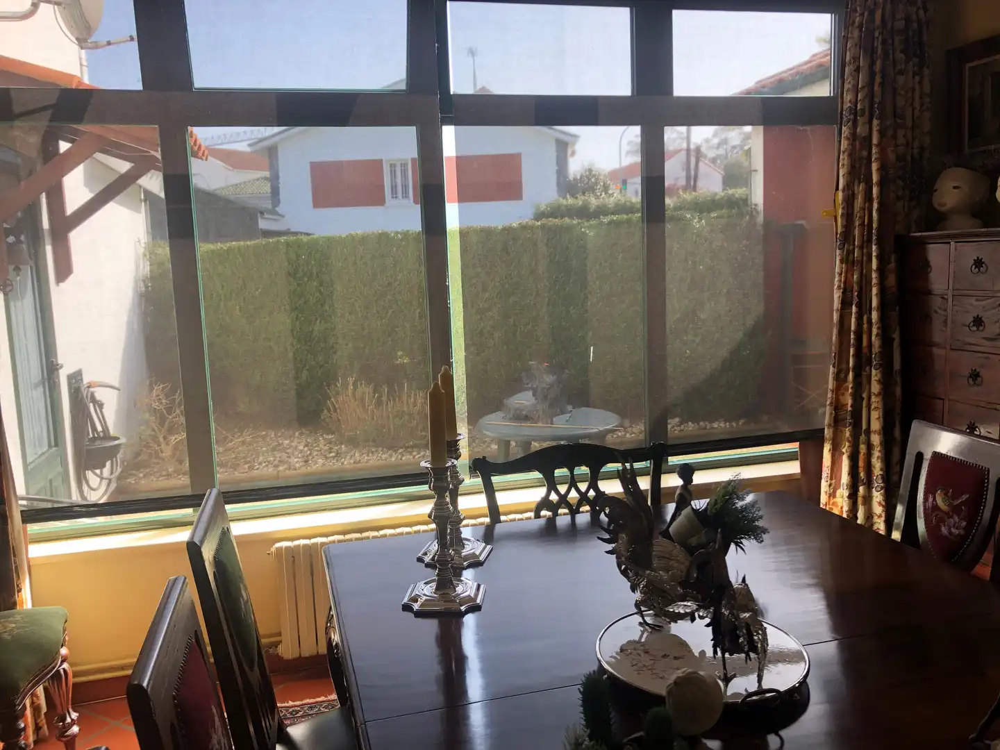 Esszimmer von Haus oder Chalet zum Verkauf in Oleiros mit Privatgarten, Parkett und Terrasse