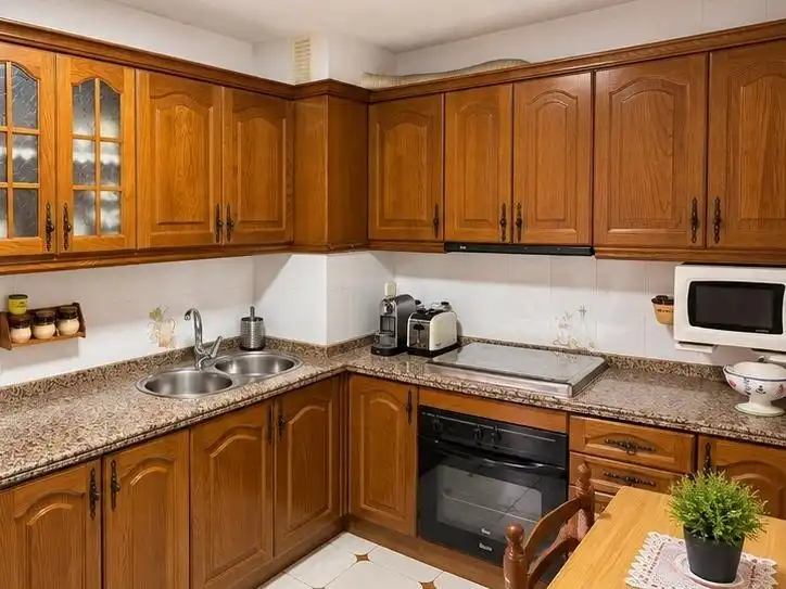 Cocina de Piso en venta en Alicante / Alacant con Terraza y Balcón