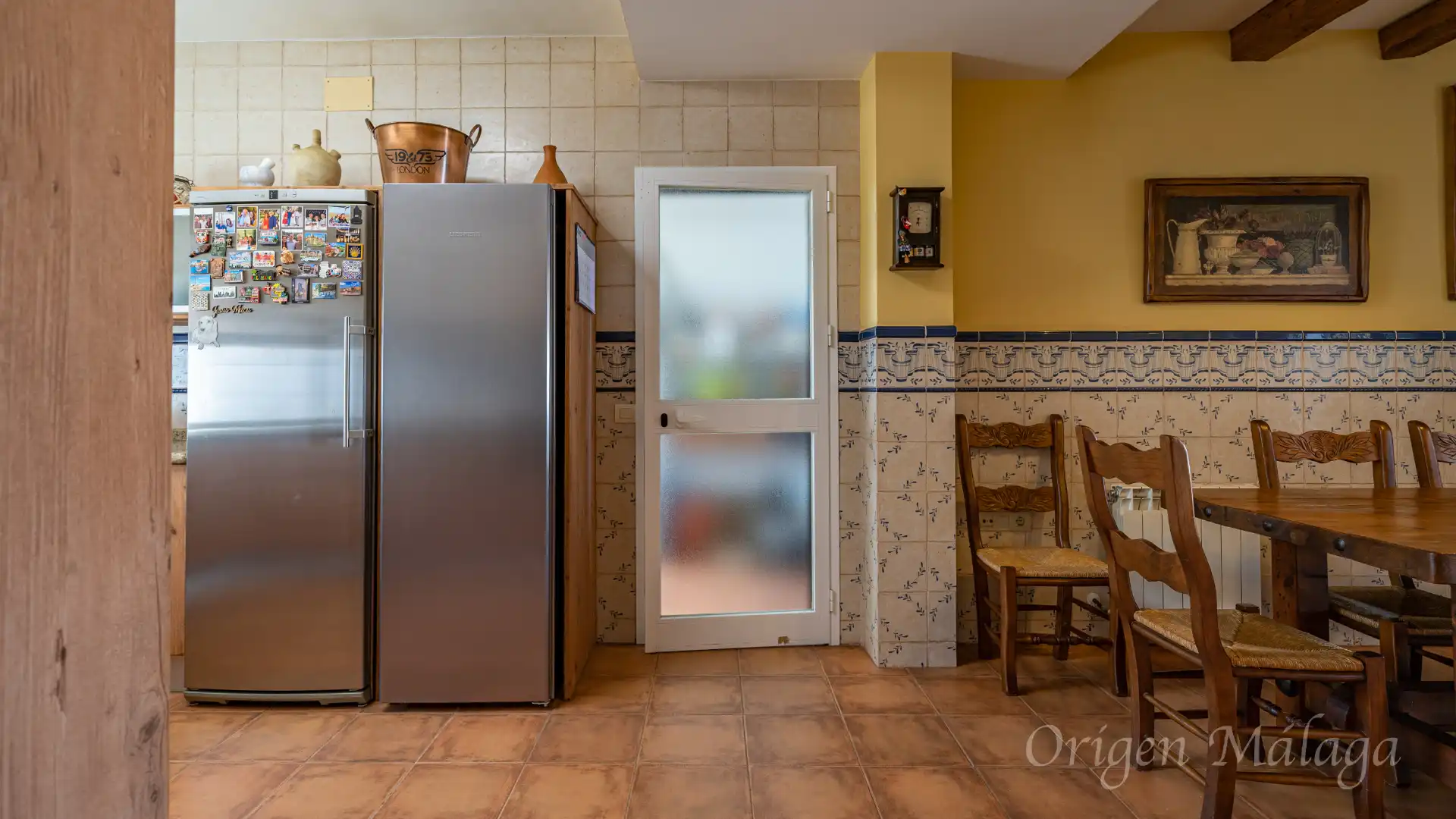 Cocina de Casa adosada en venta en Vélez-Málaga con Calefacción, Jardín privado y Terraza
