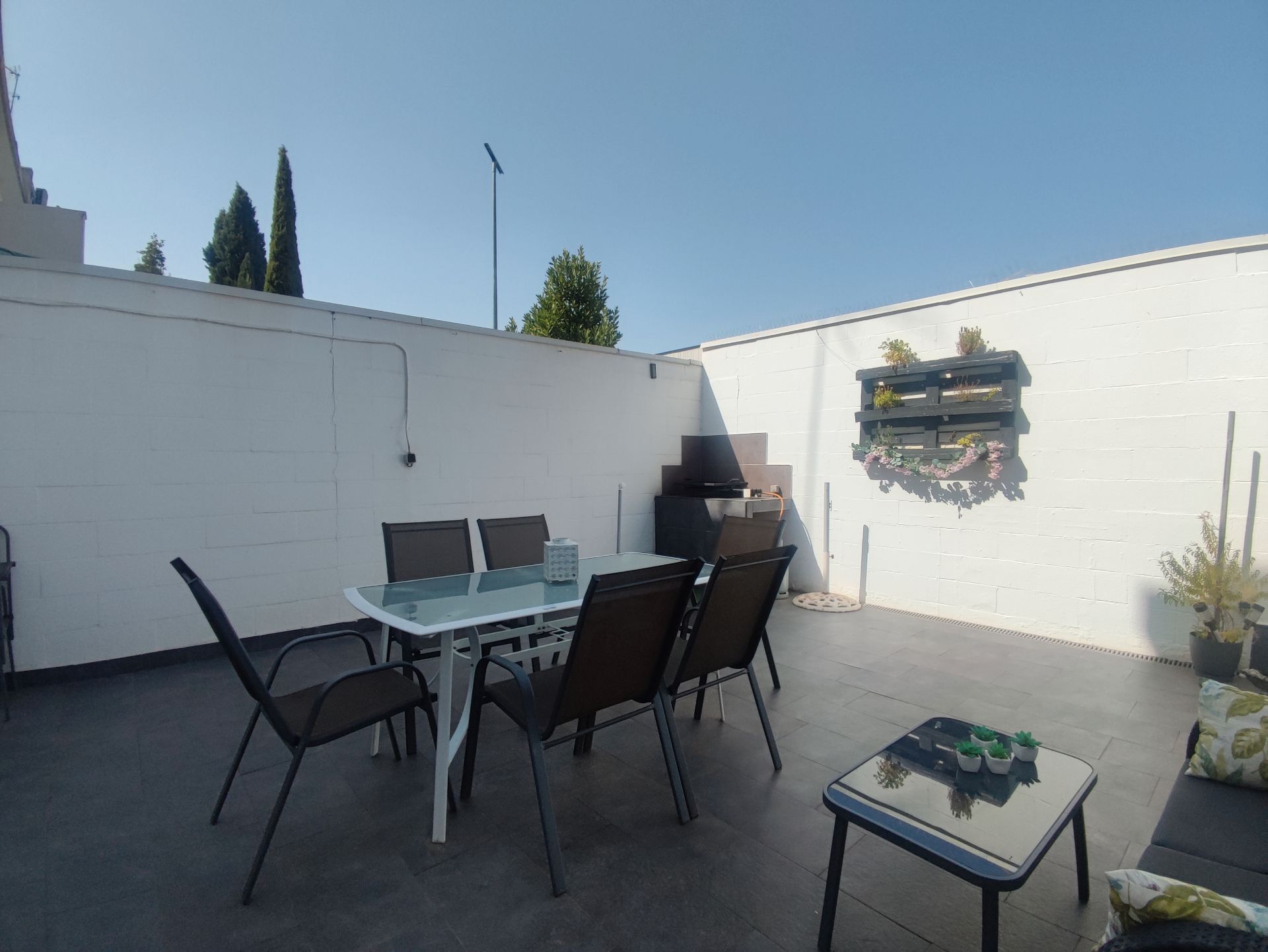 Terrace of Single-family semi-detached for sale in Ciudad Real Capital  with Air Conditioner, Heating and Storage room