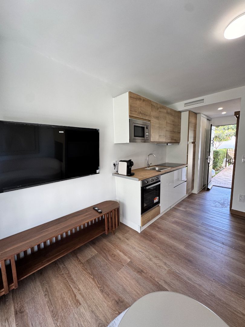 Kitchen of Study to rent in Estepona  with Air Conditioner, Heating and Private garden