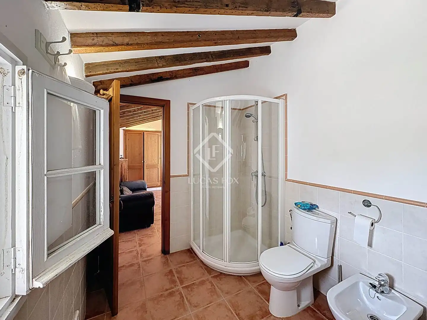 Baño de Finca rústica en venta en Es Castell con Aire acondicionado, Calefacción y Jardín privado
