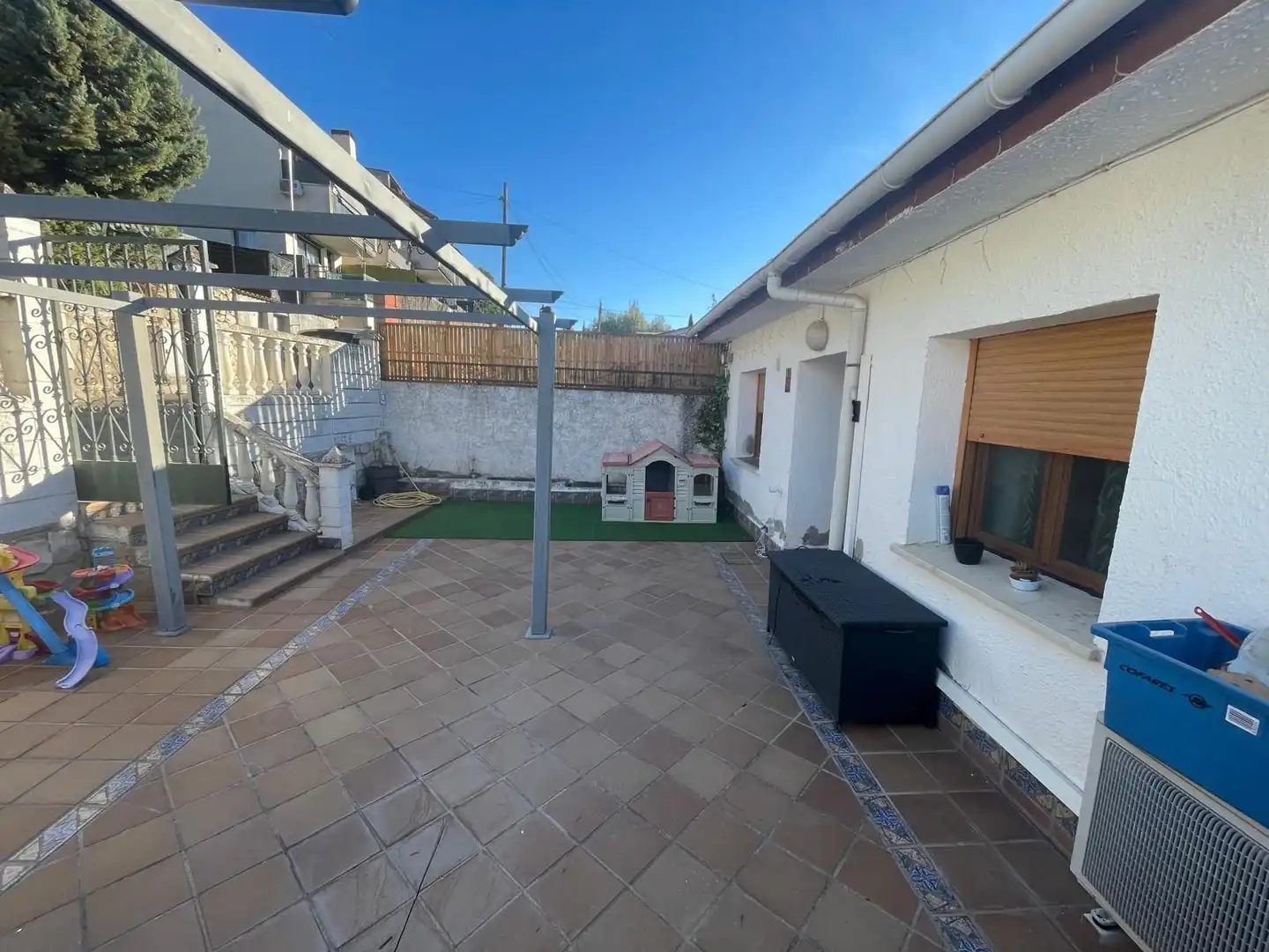 Terraza de Casa o chalet en venta en Orusco de Tajuña con Aire acondicionado, Calefacción y Jardín privado
