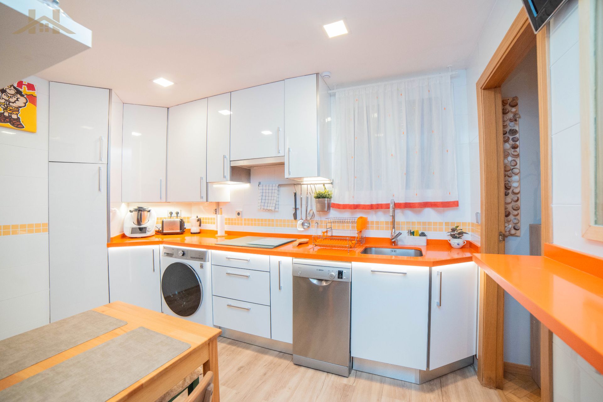 Küche von Wohnung zum Verkauf in Arganda del Rey mit Klimaanlage, Heizung und Parkett