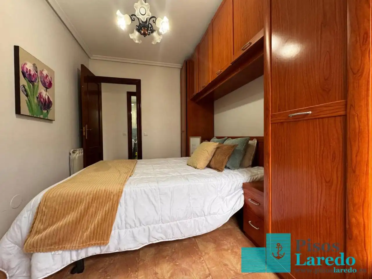 Bedroom of Flat for sale in Bárcena de Cicero  with Heating, Terrace and Furnished