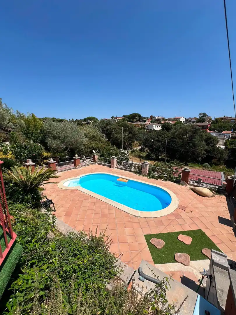 Piscina de Casa o chalet en venta en Fogars de la Selva con Aire acondicionado, Jardín privado y Terraza