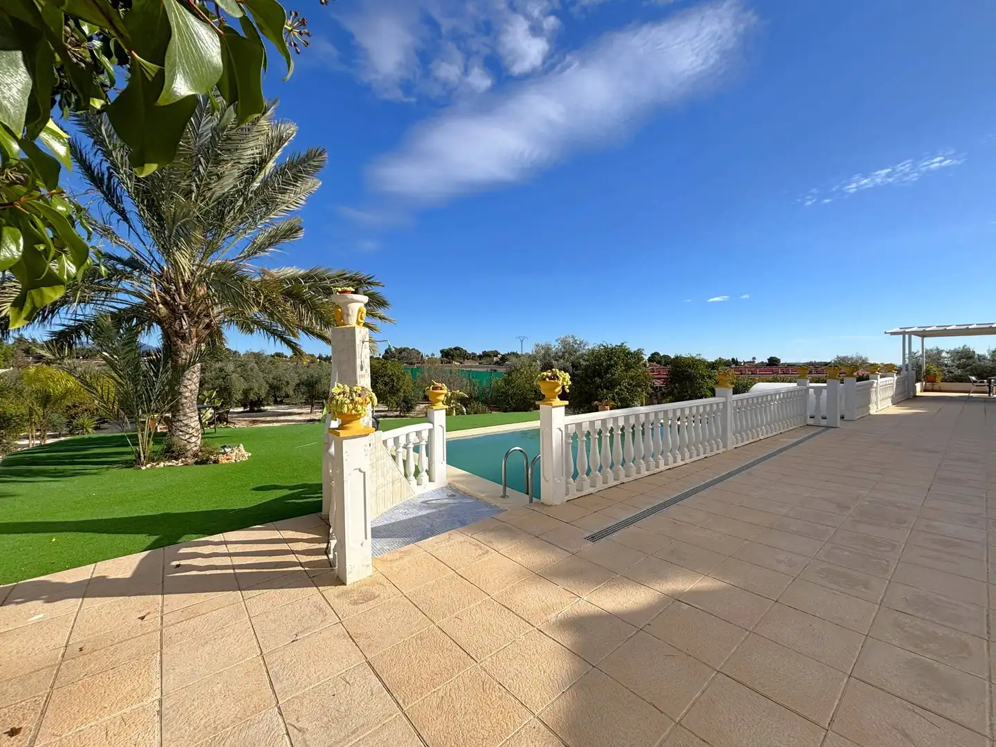 Terraza de Casa o chalet en venta en Alicante / Alacant con Aire acondicionado, Jardín privado y Trastero