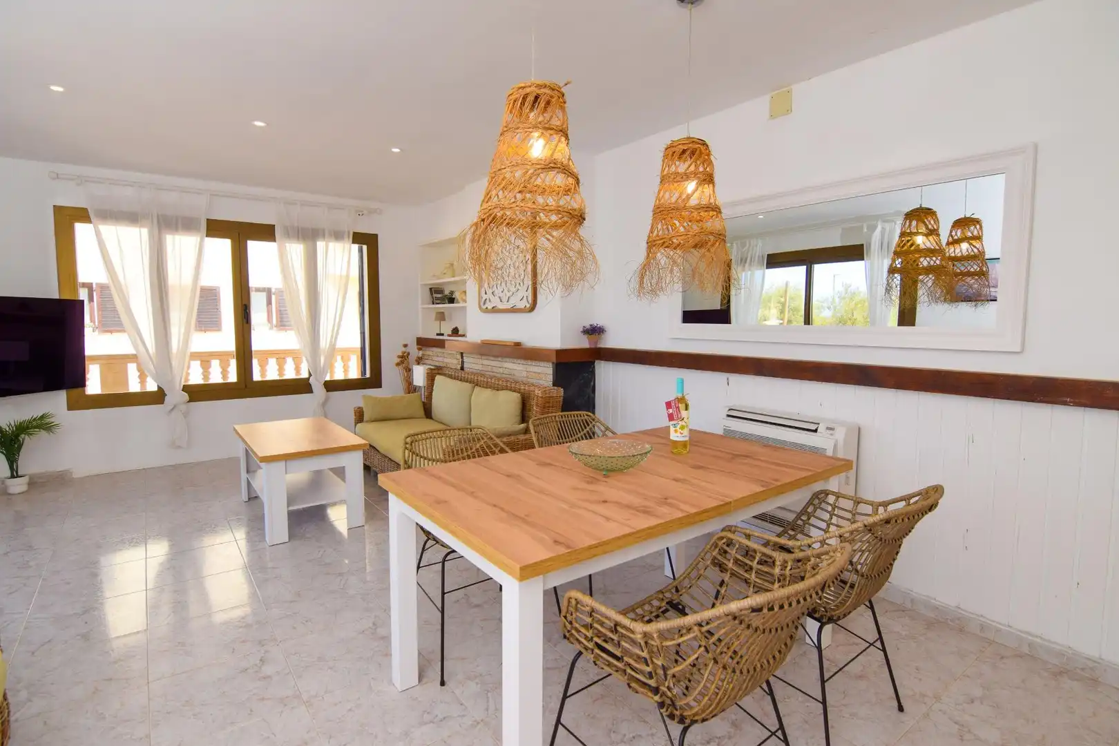 Sala d'estar de Casa o xalet de lloguer en Artà amb Aire condicionat, Calefacció i Jardí privat