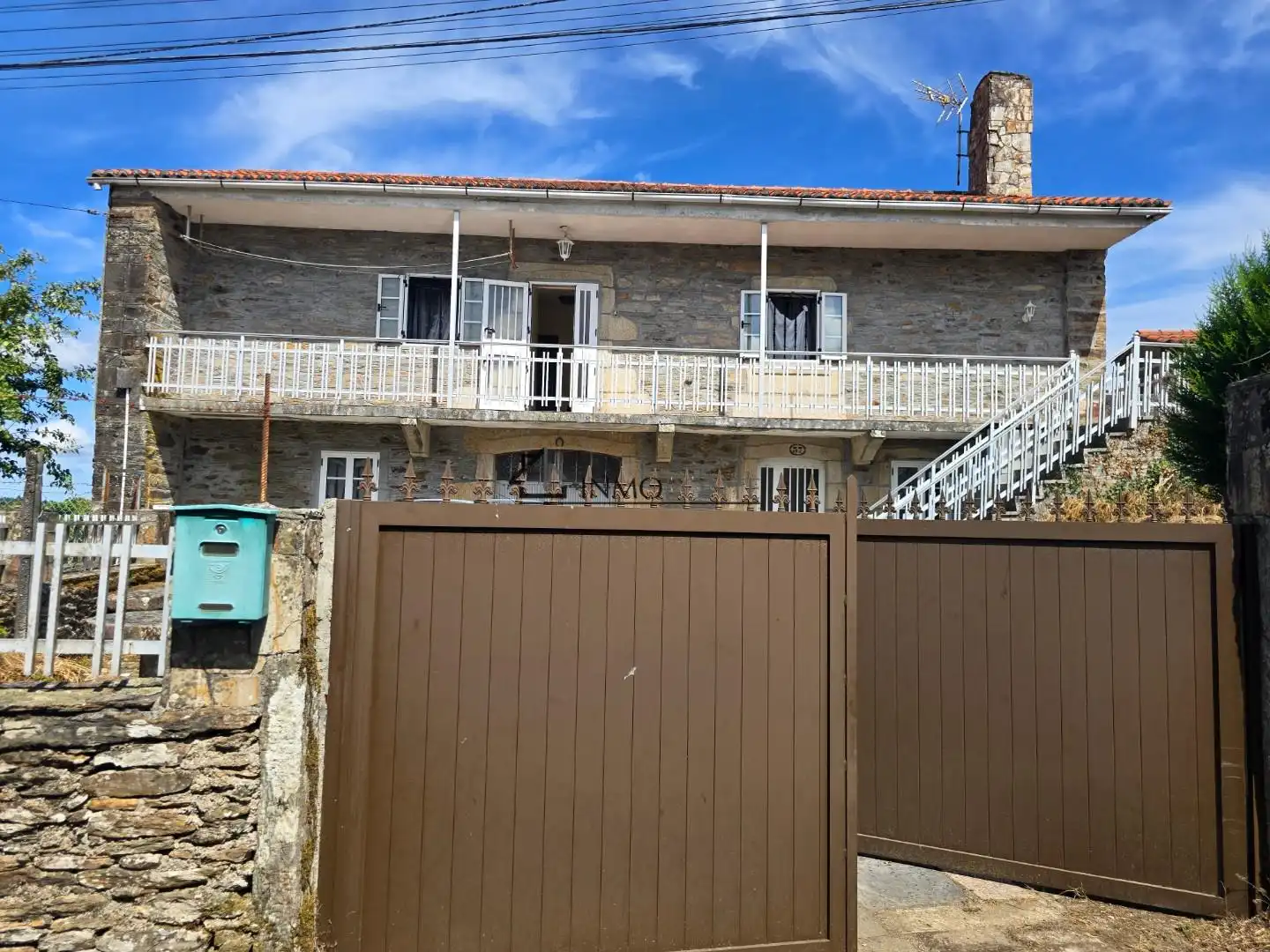 Vista exterior de Casa o xalet en venda en Forcarei amb Calefacció, Jardí privat i Terrassa