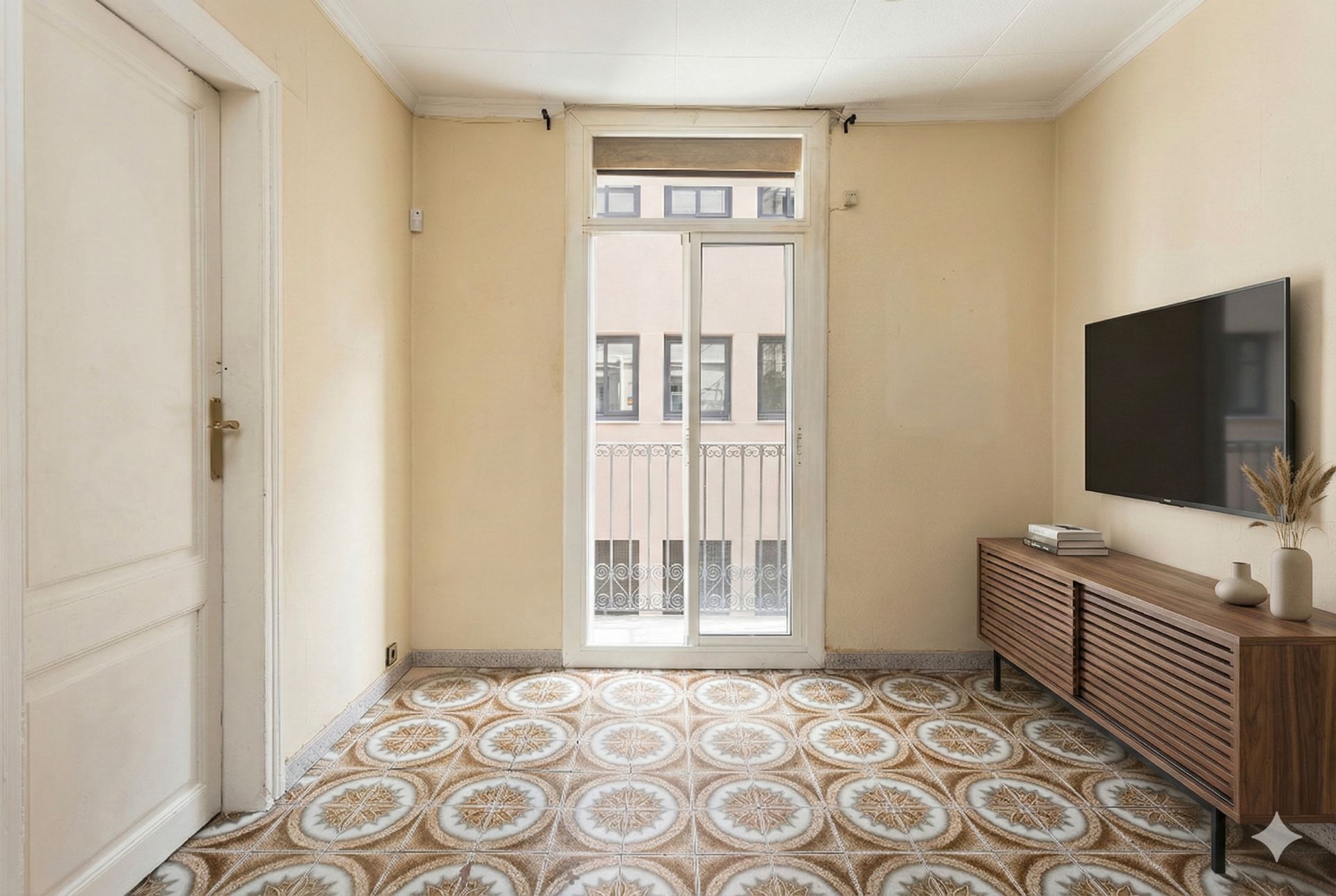 Dormitori de Pis en venda en  Barcelona Capital amb Calefacció i Balcó