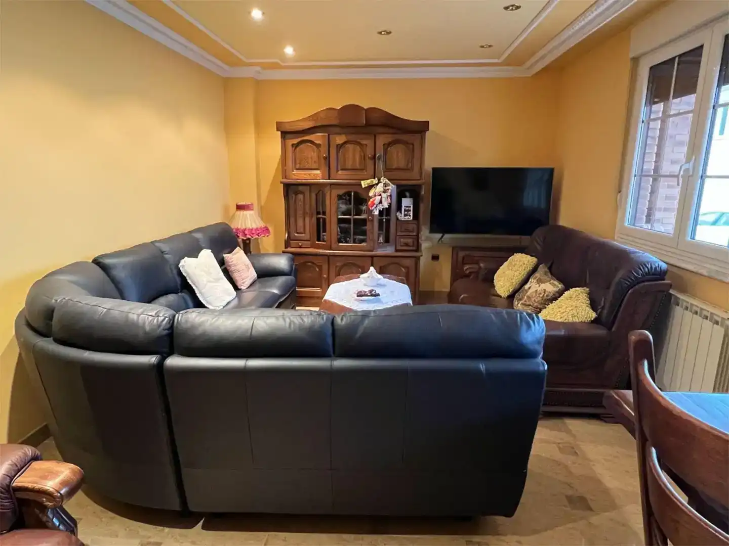 Sala d'estar de Pis en venda en Bustillo del Páramo amb Jardí privat, Parquet i Traster
