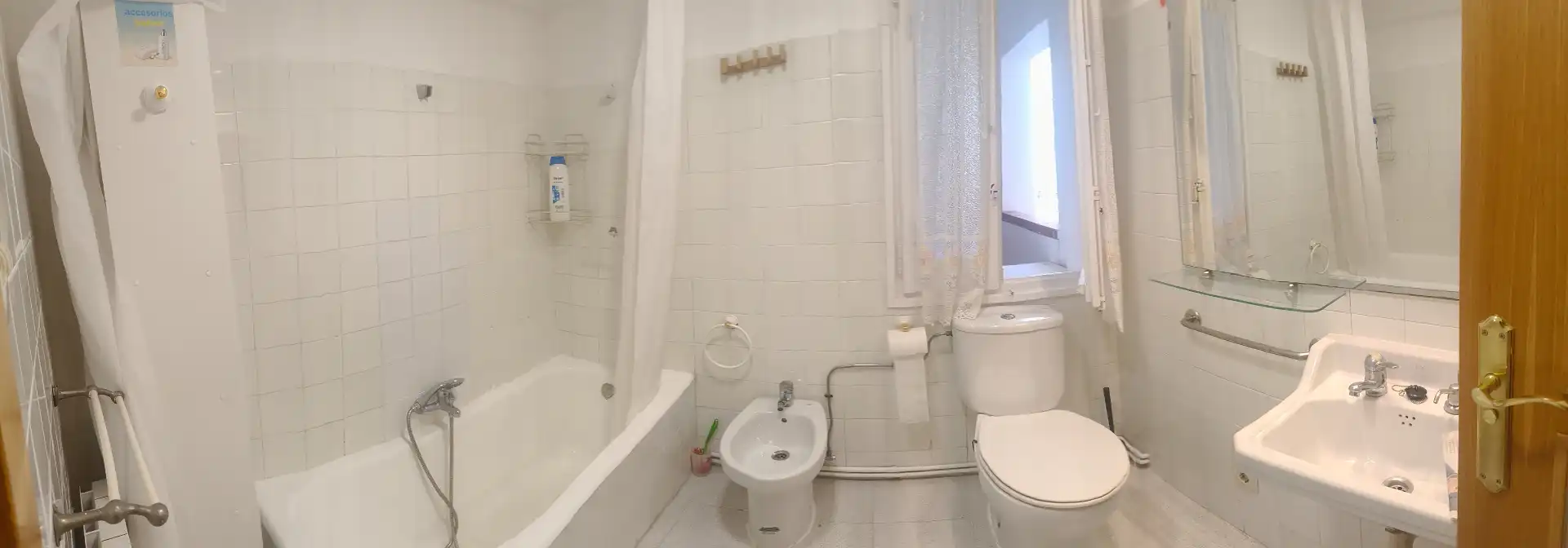 Baño de Piso de alquiler en Zaragoza con Calefacción, Amueblado y Horno