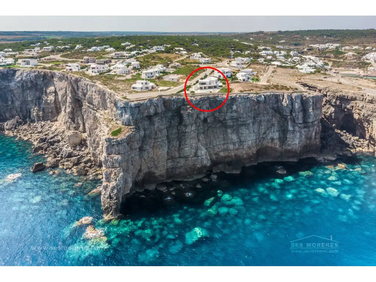 Vista exterior de Casa o chalet en venta en Ciutadella de Menorca con Aire acondicionado, Terraza y Piscina