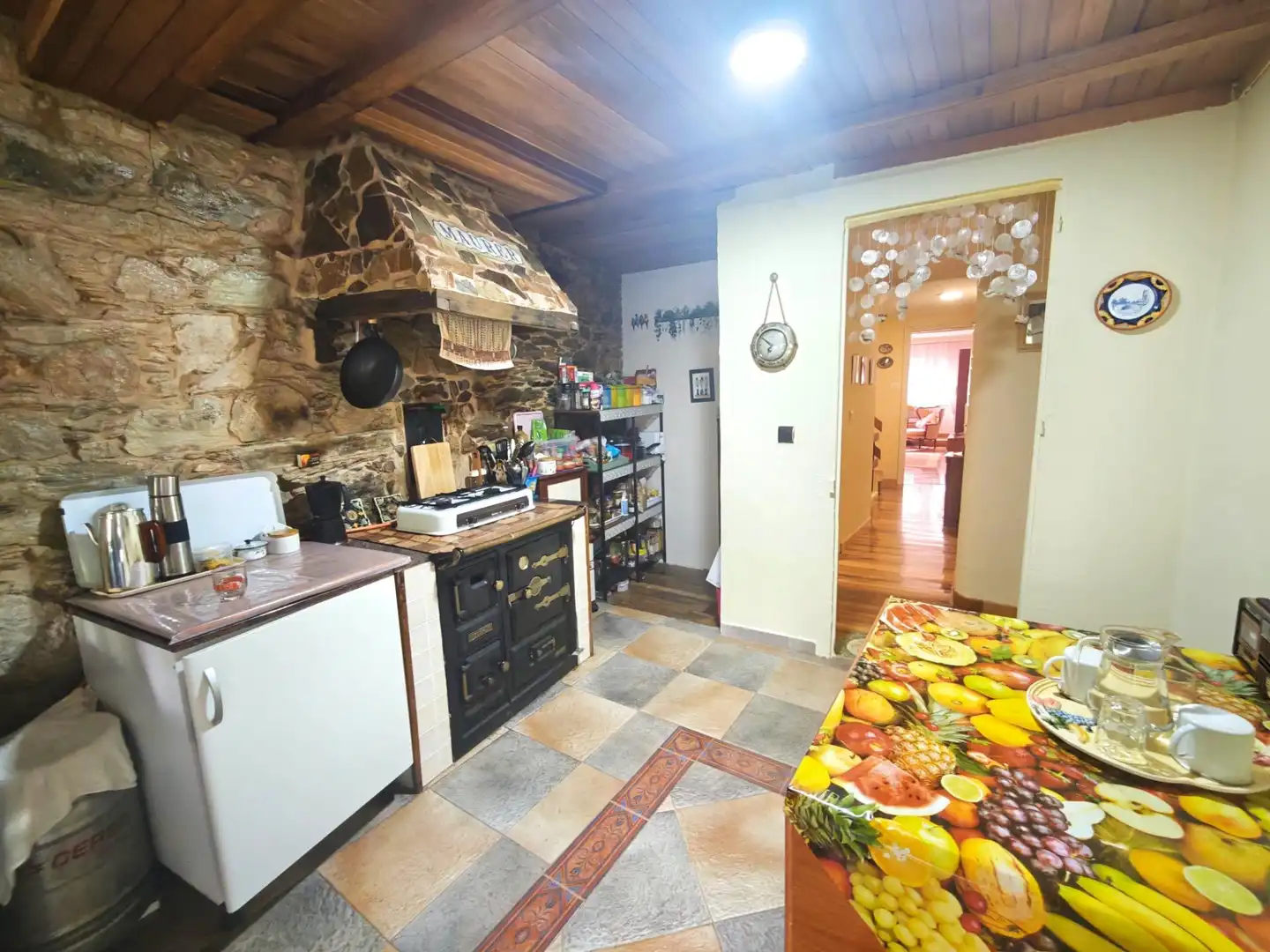 Cocina de Casa adosada en venta en Ortigueira con Trastero y Amueblado