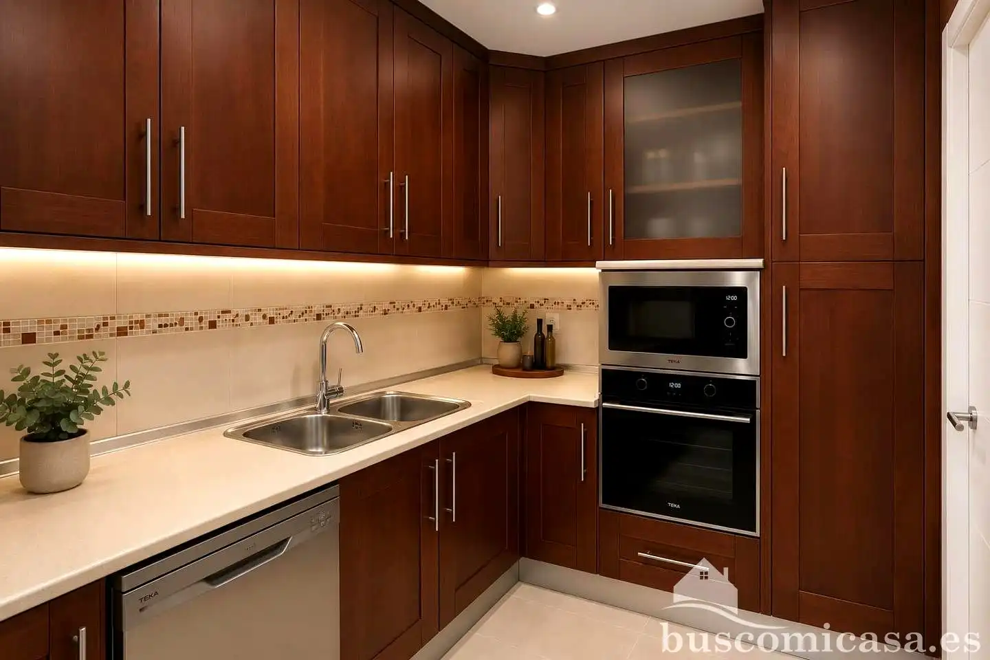 Kitchen of Ground floor for sale in Linares  with Air Conditioner, Parquet flooring and Furnished