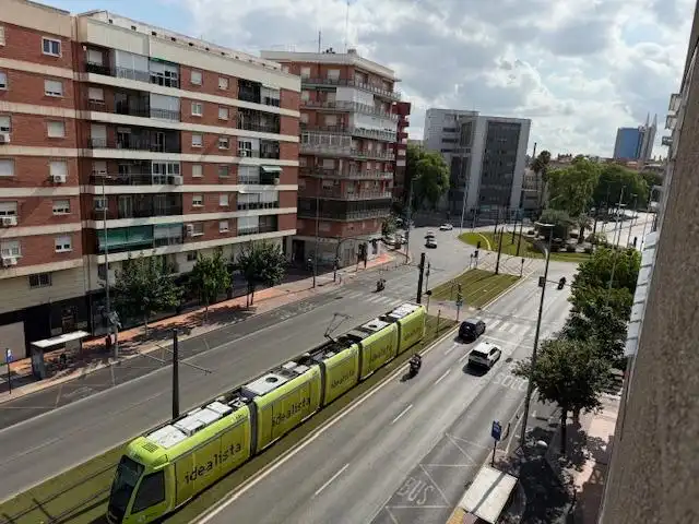 Außenansicht von Wohnungen zur Miete in Murcia mit Klimaanlage, Heizung und Terrasse