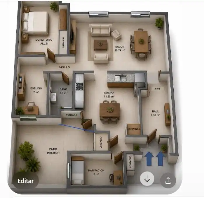 Piso en venta en Madrid con Calefacción, Parquet y Trastero