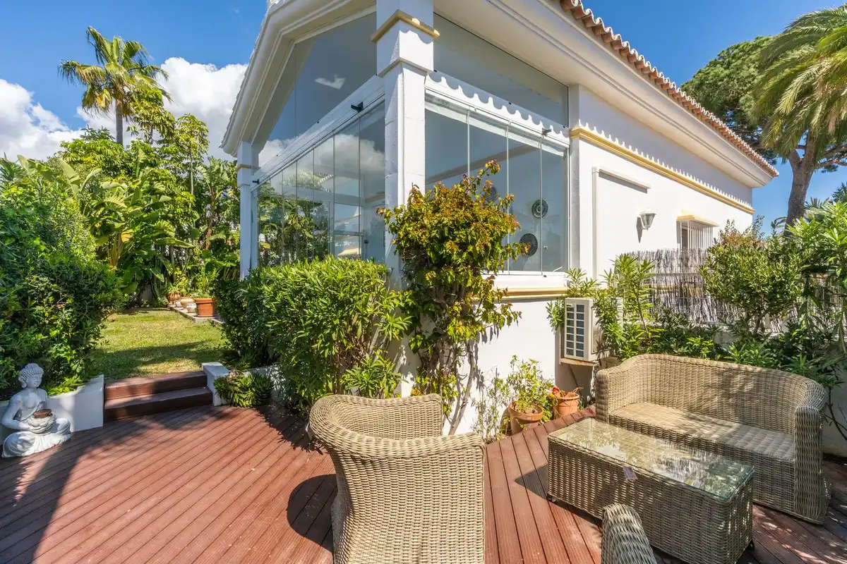Terrasse von Einfamilien-Reihenhaus zum Verkauf in Marbella mit Terrasse