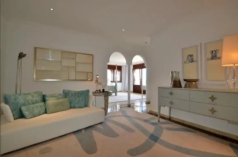 Sala d'estar de Casa o xalet en venda en Jávea / Xàbia amb Aire condicionat, Jardí privat i Terrassa