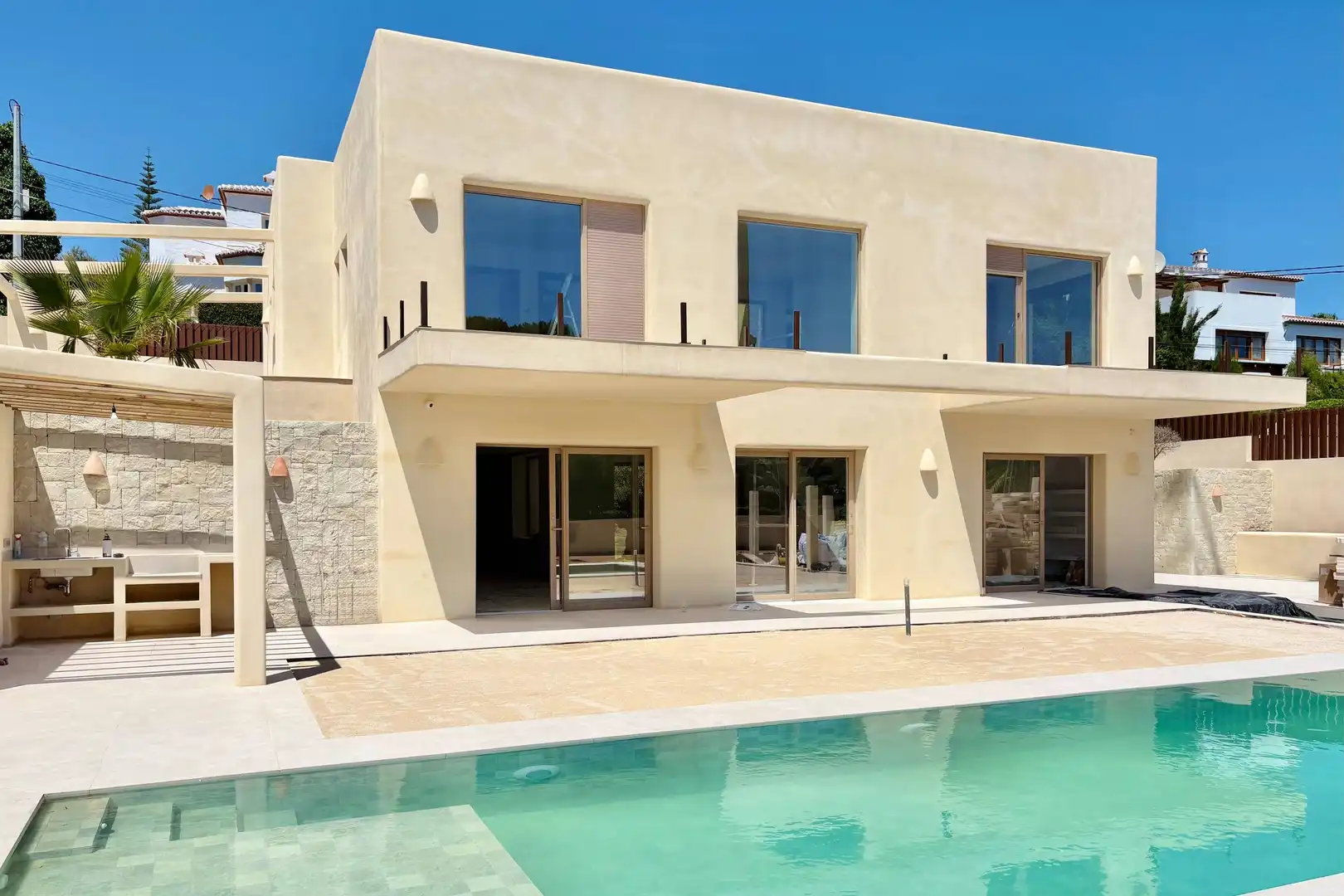 Exterior view of Houses for sale in Jávea / Xàbia  with Air Conditioner, Heating and Private garden