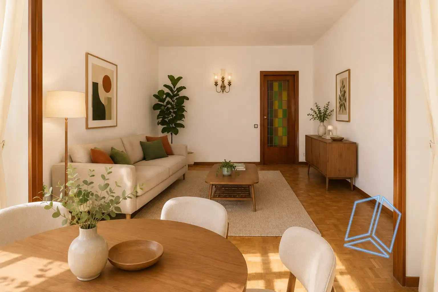Sala de estar de Piso en venta en Barcelona