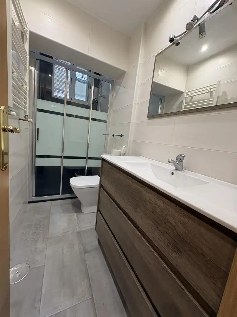Baño de Planta baja de alquiler en Madrid con Aire acondicionado y Calefacción