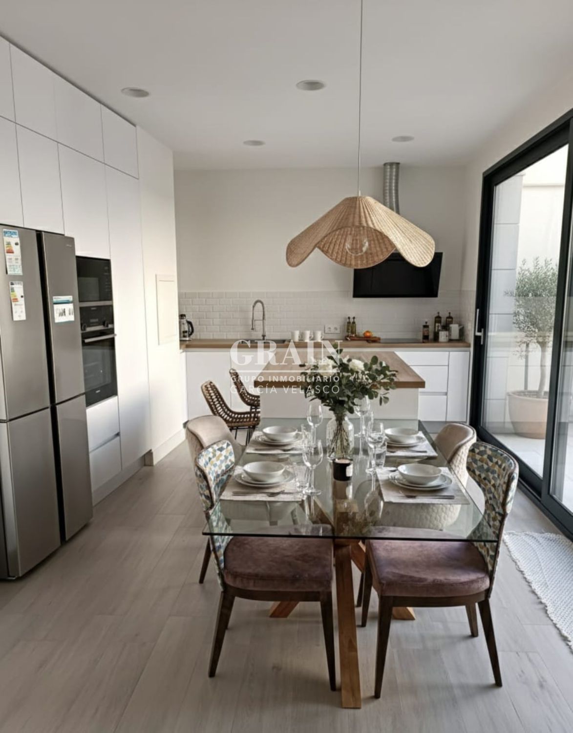 Cuina de Casa adosada en venda en  Albacete Capital amb Calefacció, Terrassa i Piscina