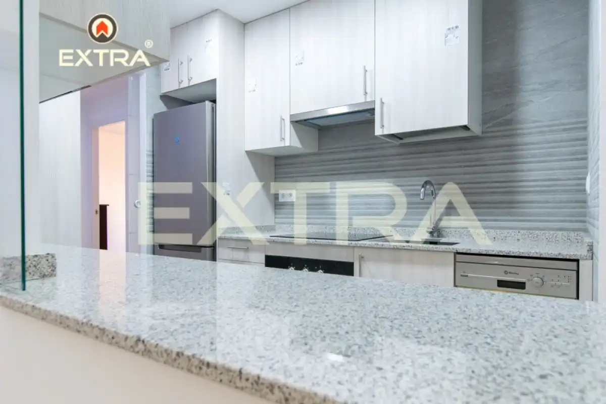 Kitchen of Flat for rent in Madrid  with Heating, Parquet flooring and Terrace