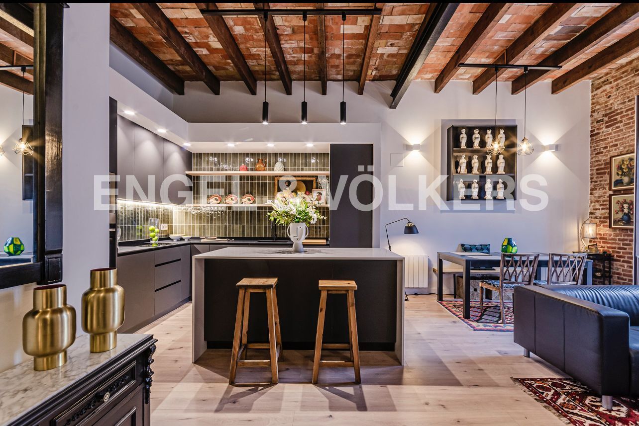 Cuina de Apartament en venda en  Barcelona Capital amb Calefacció