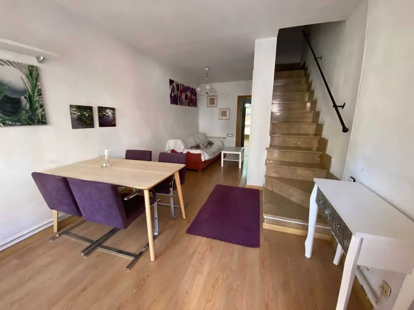Sala de estar de Casa adosada en venta en Murcia