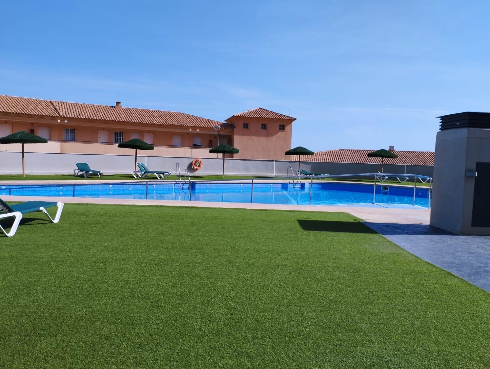 Swimming pool of Flat to rent in Vícar  with Private garden, Terrace and Community pool