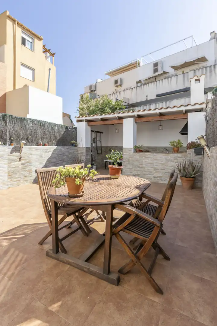 Terraza de Casa o chalet de alquiler en Vinalesa con Aire acondicionado, Terraza y Amueblado