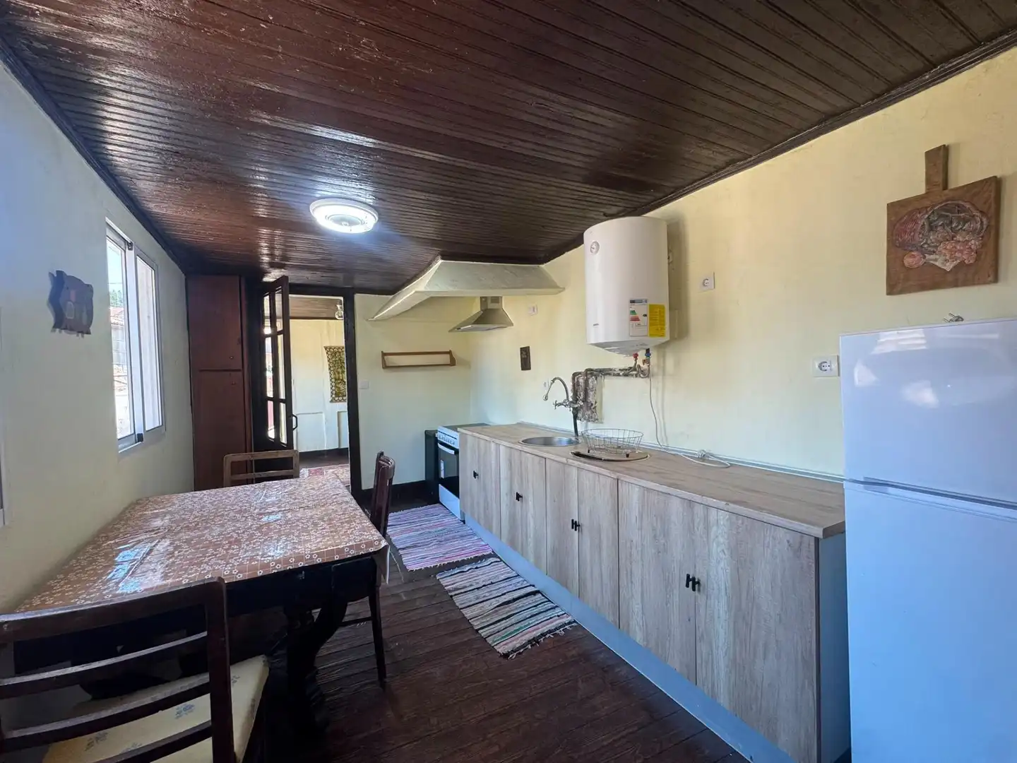 Cocina de Casa o chalet de alquiler en A Merca   con Calefacción, Terraza y Amueblado