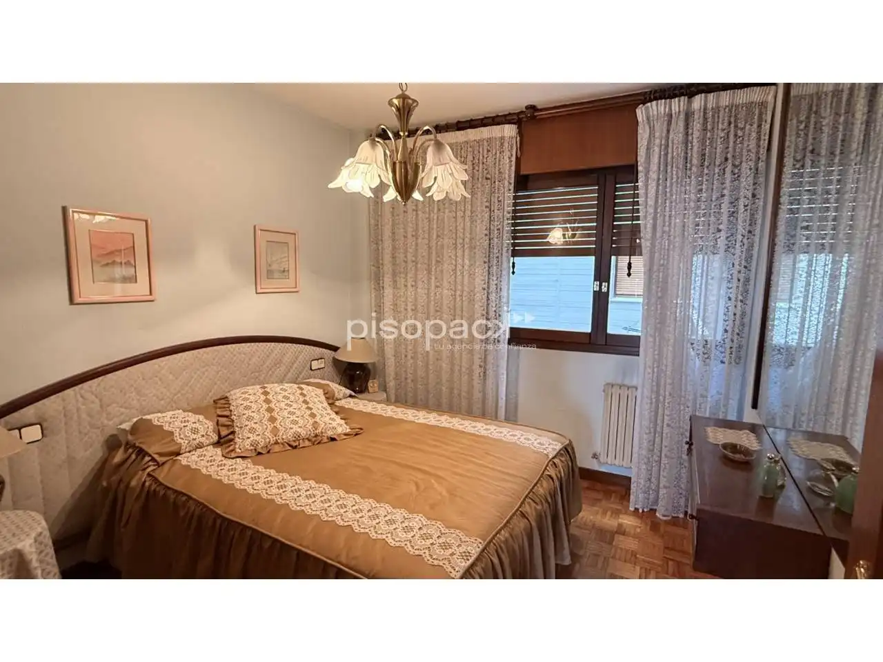 Bedroom of Flat for sale in  Pamplona / Iruña  with Heating, Terrace and Storage room