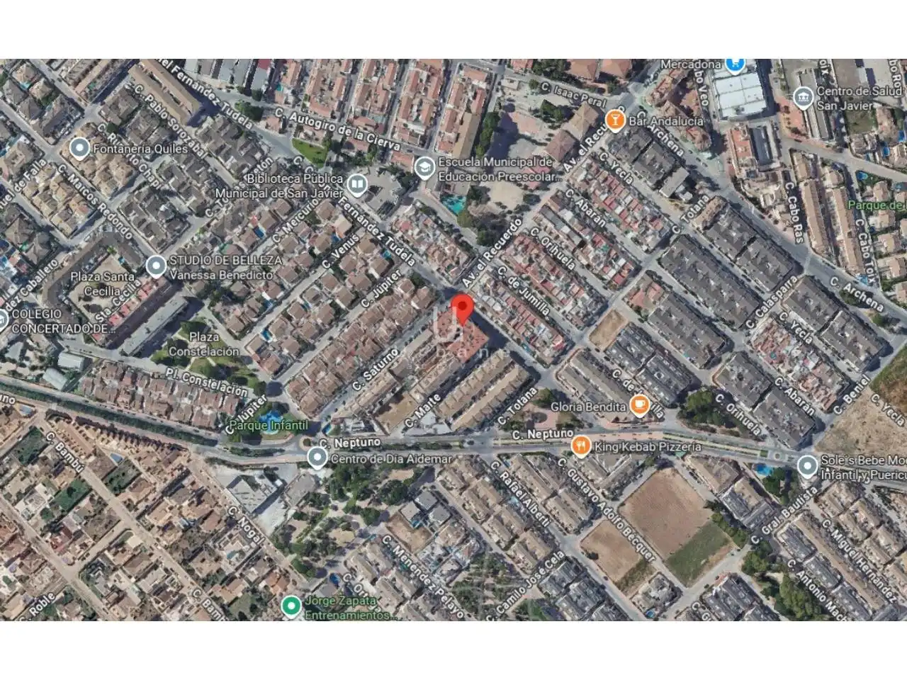 Vista exterior de Garaje en venta en San Javier
