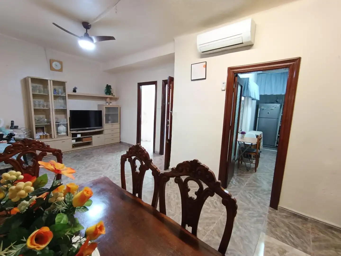 Sala de estar de Casa adosada en venta en Molina de Segura con Aire acondicionado, Terraza y Amueblado